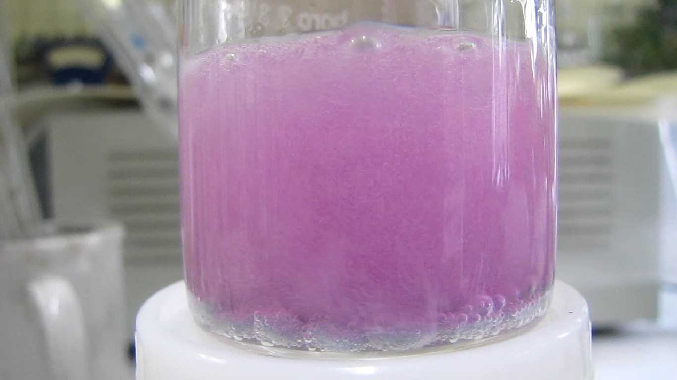         . Reduction of potassium permanganate by zinc and sulfuric acid)